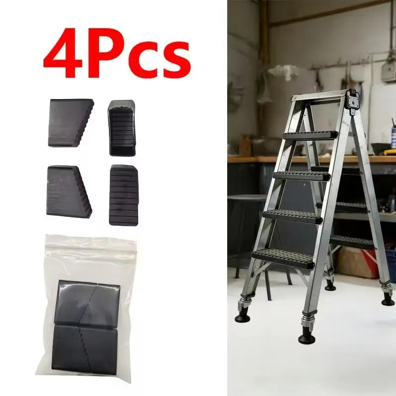 4/8-Pack Ladder Anti-Slip Replacement Feet Caps – Heavy Duty Ladder Replacement Caps QXL 4pcs