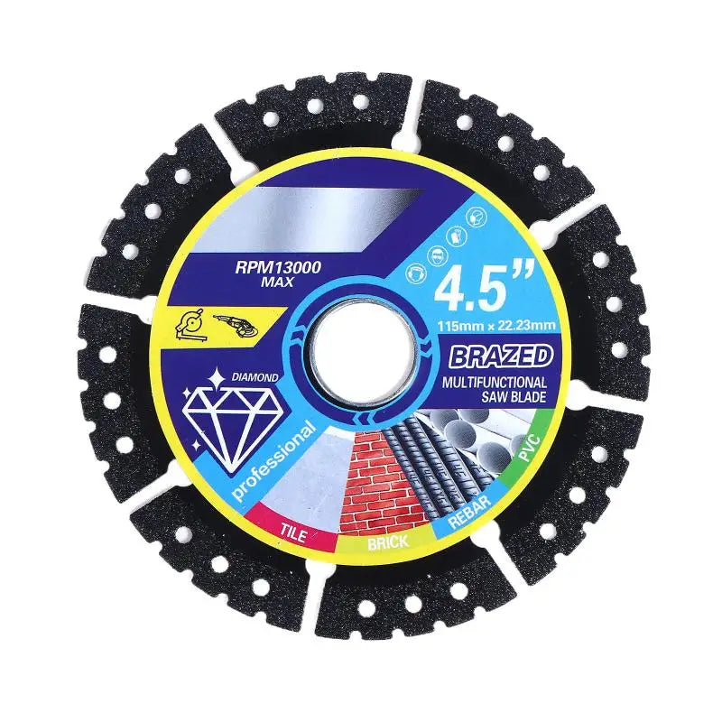 115mm Diamond Cutting Disc | Angle Grinder Blade Steel & Stone Diamond Cutting Disc QXL