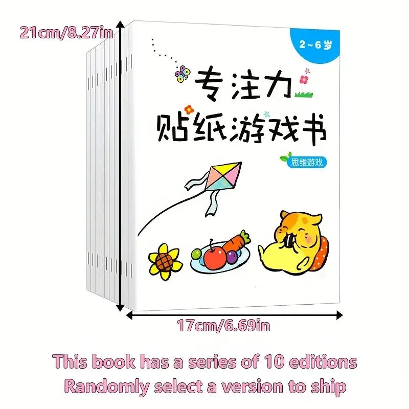 Toddler Sticker Book | Creative Craft Activity Set for Kids 3+ Kids Sticker Book QXL