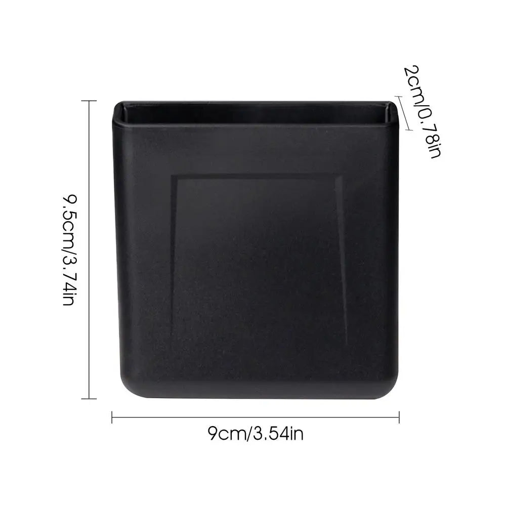 Sticky Adhesive Car Dash Organizer | Phone & Card Holder Box Car Dash Organizer QXL Black