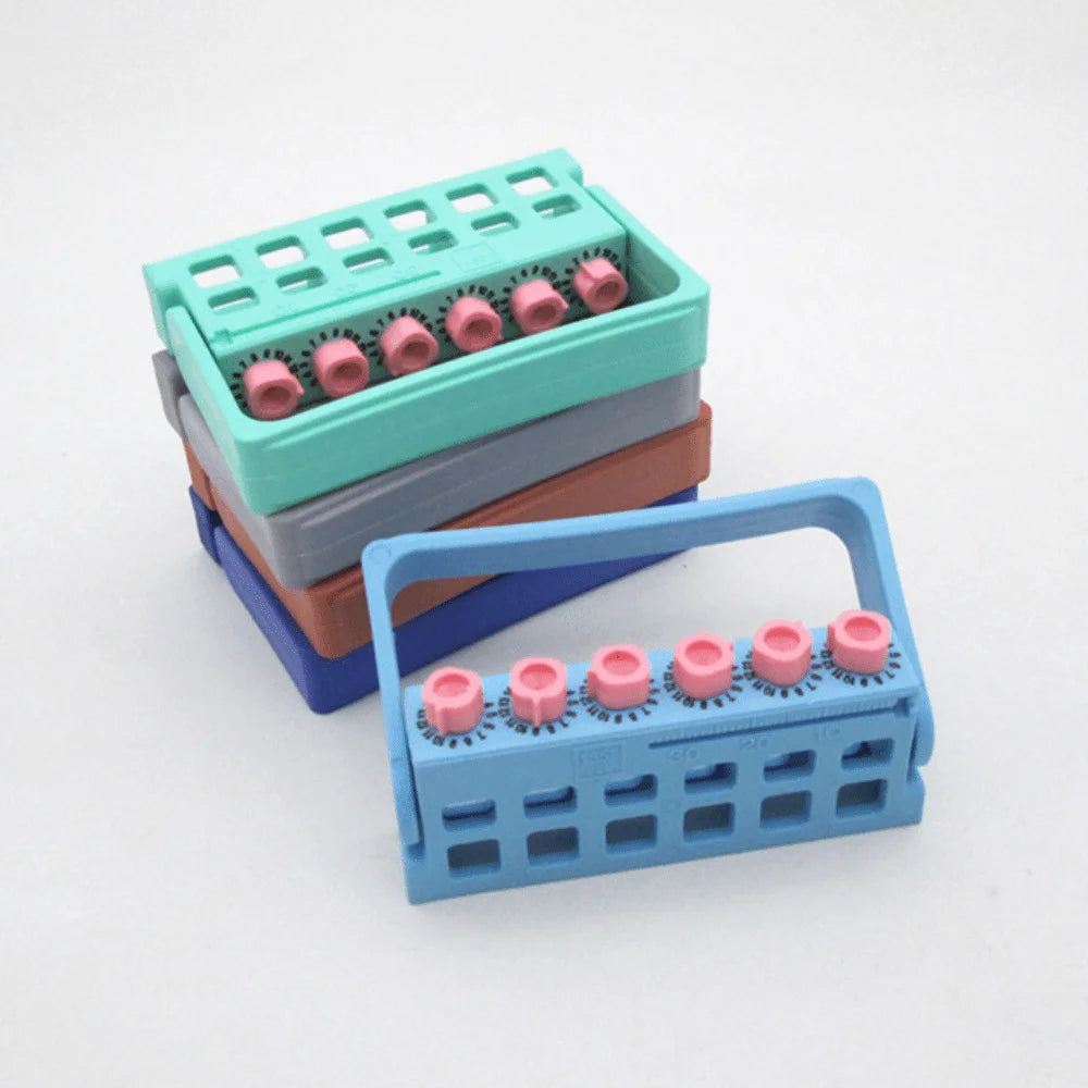 6-Hole Endo File Counter Rack | Autoclavable Dental Organizer Dental File Organizer QXL