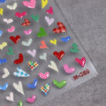 5D Cartoon Jelly Nail Art Stickers | Kawaii Self-Adhesive Decals Nail Art Stickers QXL 1pcs M-085
