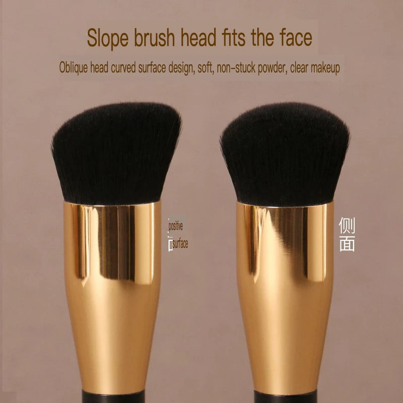 Angled Foundation Brush – Soft, Lightweight & Non-Absorbent Foundation Brush QXL