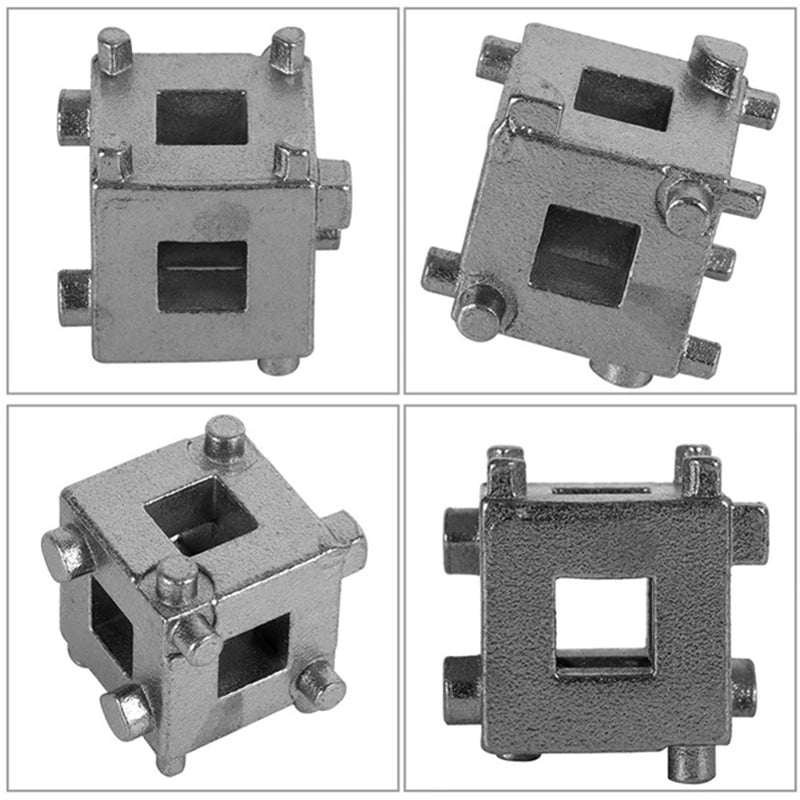 Rear Disc Brake Caliper Piston Wind-Back Cube Tool 3/8" Brake Caliper Tool QXL