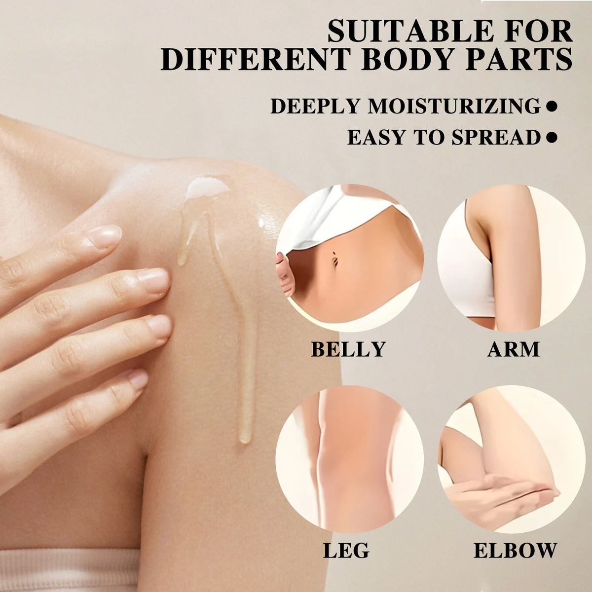 Vitamin Body Massage Oil & Moisturizing Lotion – All Skin Types Body Massage Oil QXL