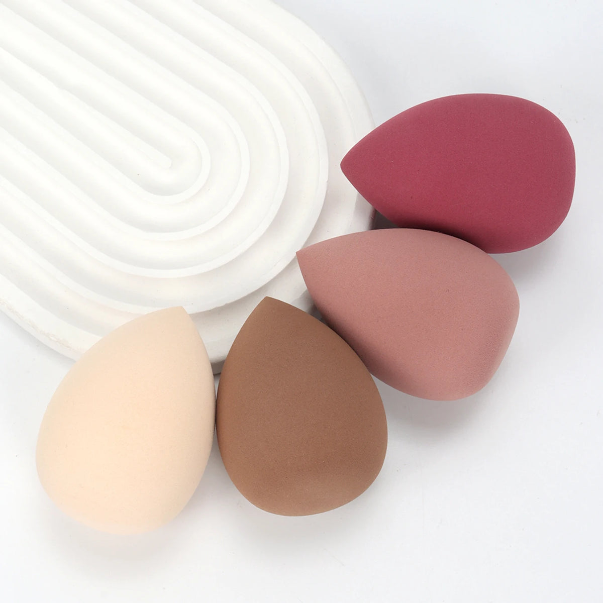 4/8-Pack Makeup Blender Sponges | Foundation & Concealer Puff Makeup Blender Sponge QXL 4Pcs