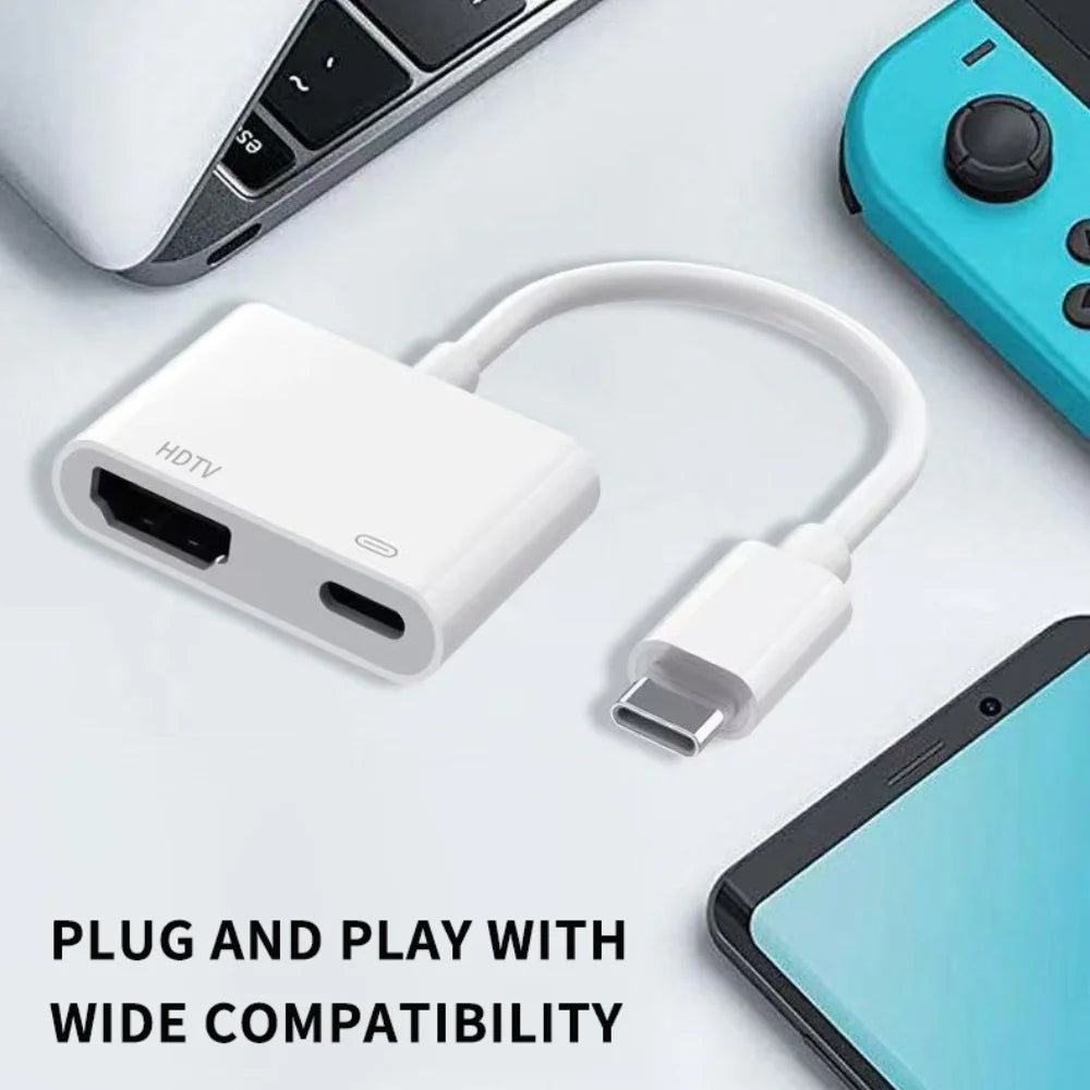 USB-C to HDMI 4K 60Hz Adapter for iPhone, MacBook & More USB-C HDMI Adapter QXL