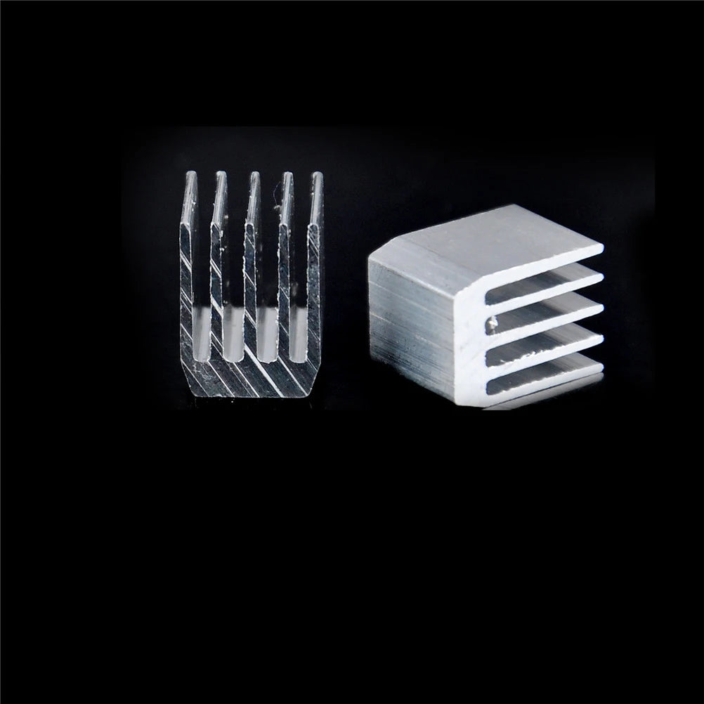 10-Pack Aluminum Heatsink 9×9×12mm | RAM CPU GPU Cooler Aluminum Heatsink QXL