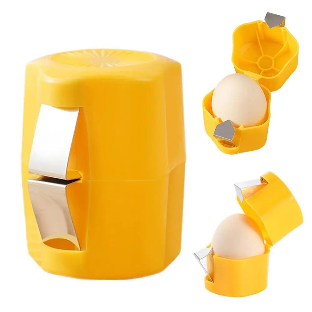 Handheld Egg Shell Opener & Cracker | 1-3 Pack Kitchen Tool Egg Cracker Tool QXL Yellow