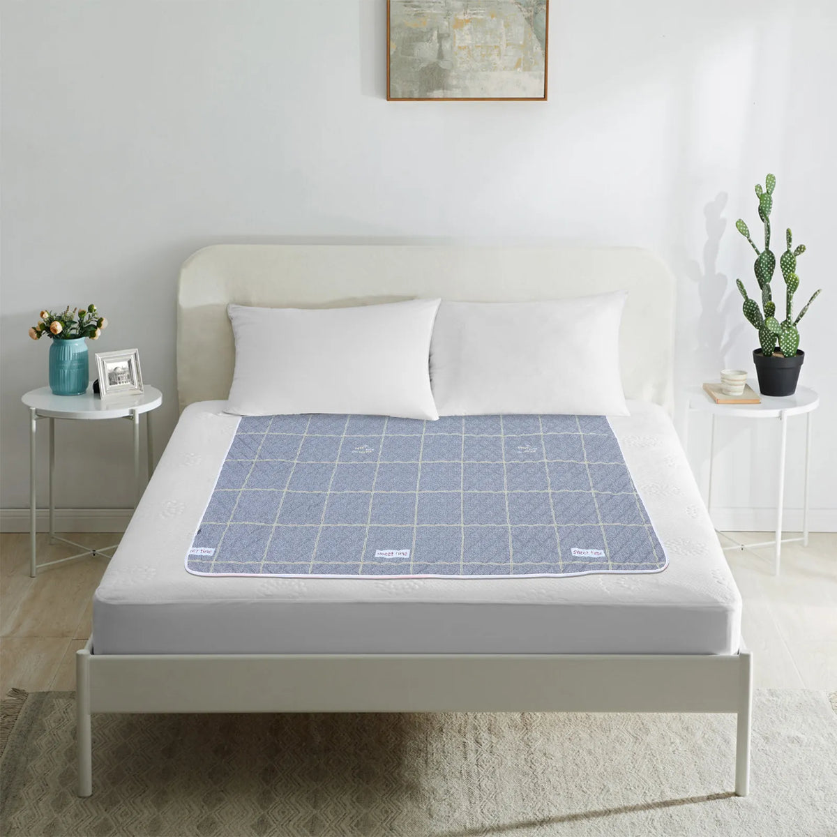 Washable Reusable Bed Pad | Waterproof Mattress Protector Mat Washable Bed Pad QXL