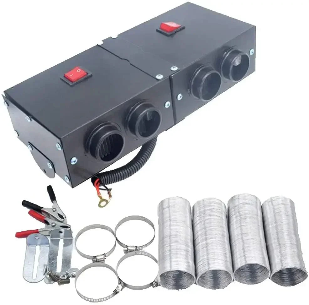 12V/24V 500W Car Heater & Windscreen Defroster Fan Kit Car Heater Defroster QXL