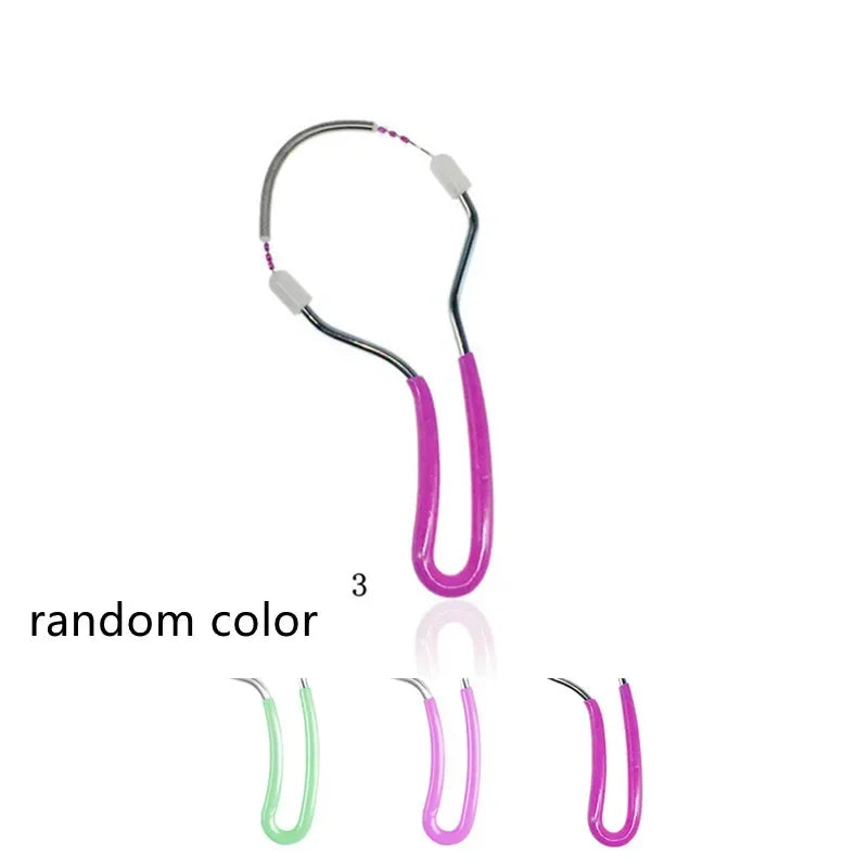 Facial Spring Epilator | Face Hair Threading Removal Tool Facial Hair Epilator QXL NO.3 random color