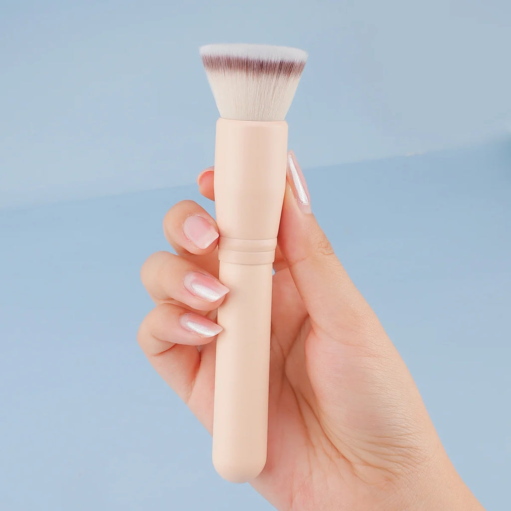 Flat Top Foundation & Powder Makeup Brush | Blending Tool Makeup Brush QXL