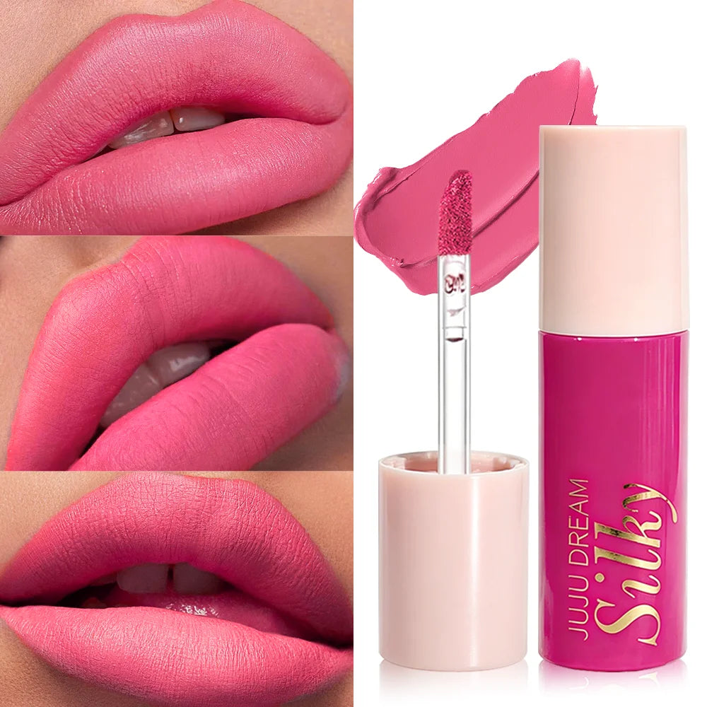 JUJU Dream Matte Lip Tint & Gloss | Waterproof, Non-Sticky Matte Lip Tint Gloss QXL