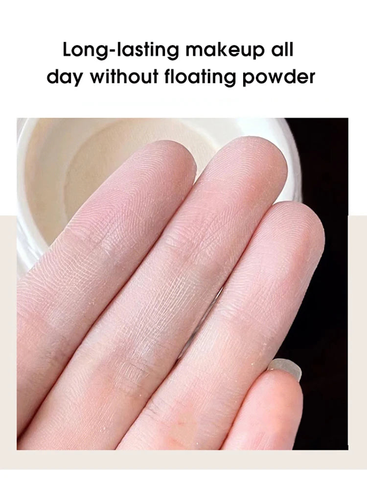 Cappuvini Velvet Mist Loose Setting Powder – Matte Finish Loose Setting Powder QXL