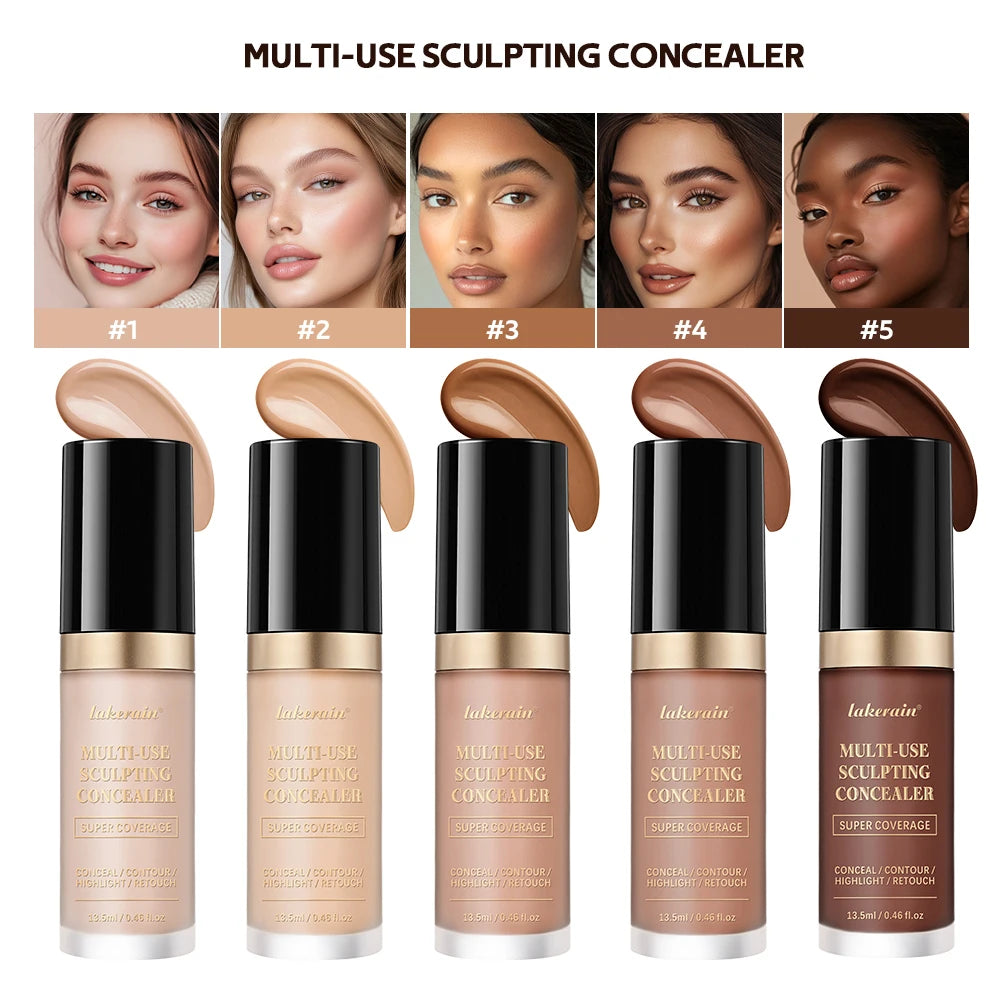 ibcccndc Full Coverage Concealer – Oil-Free Long-Wear Matte Liquid Concealer QXL
