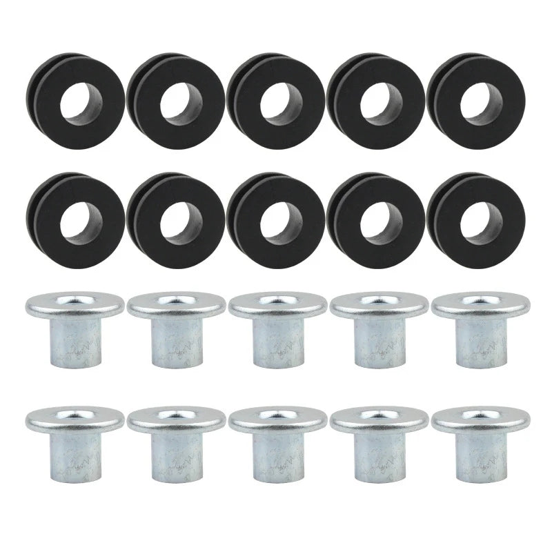5-Set Motorcycle Rubber Grommet Bolt Kit | Fairing Cushion Pad Motorcycle Grommet Kit QXL