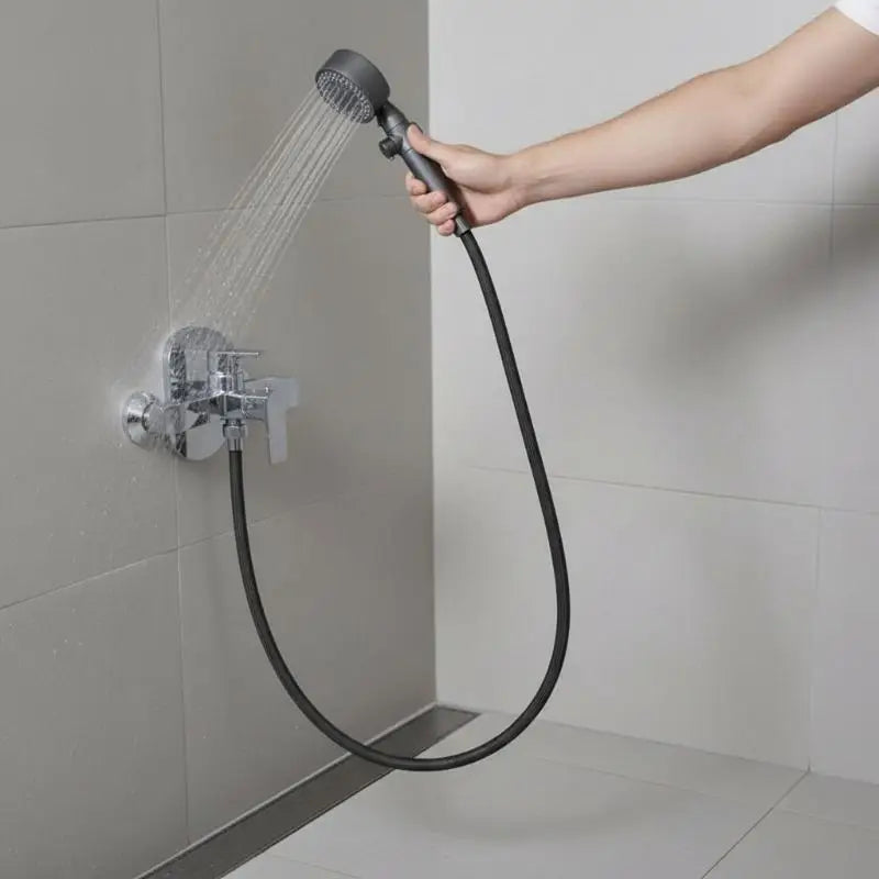 59-Inch Flexible High-Pressure Nylon Shower Hose | Leak-Proof Shower Hose QXL