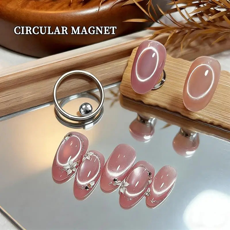 4-Piece Cat Eye Gel Polish Nail Magnet Tool Set Nail Magnet Tool QXL
