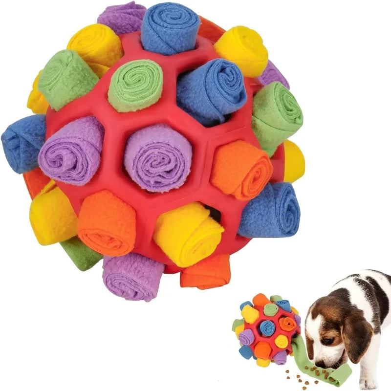 Interactive Dog Snuffle Ball | Slow Feeder Puzzle Toy Dog Puzzle Toy QXL
