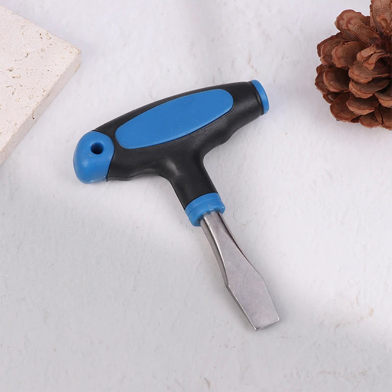 T-Handle Flat Head Screwdriver for Camera Quick Release Plate Camera Plate Screwdriver QXL