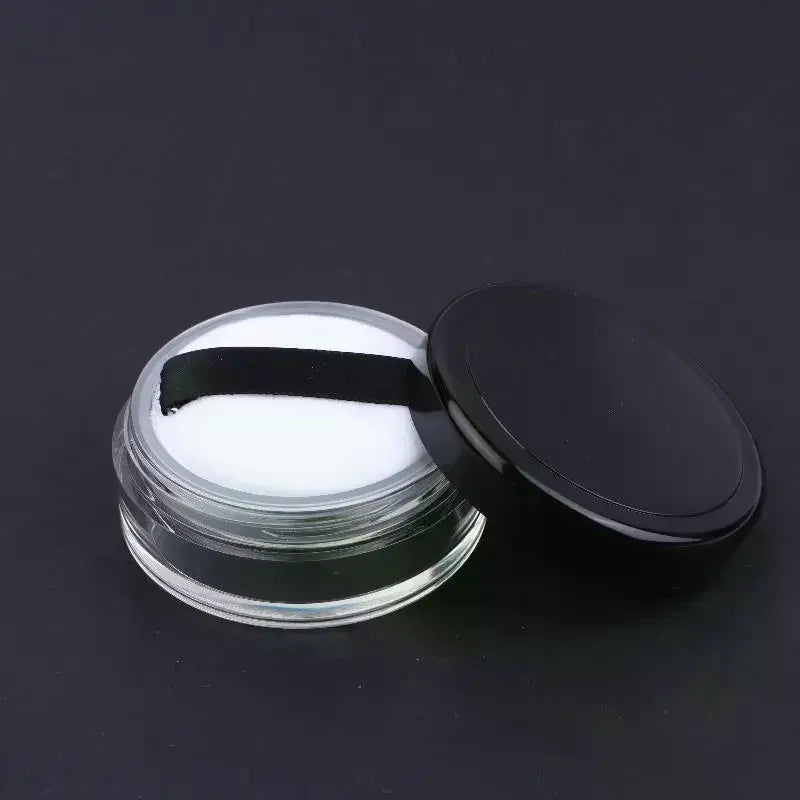 5g Empty Loose Powder Pot with Sifter & Puff | Travel Jar Loose Powder Jar QXL