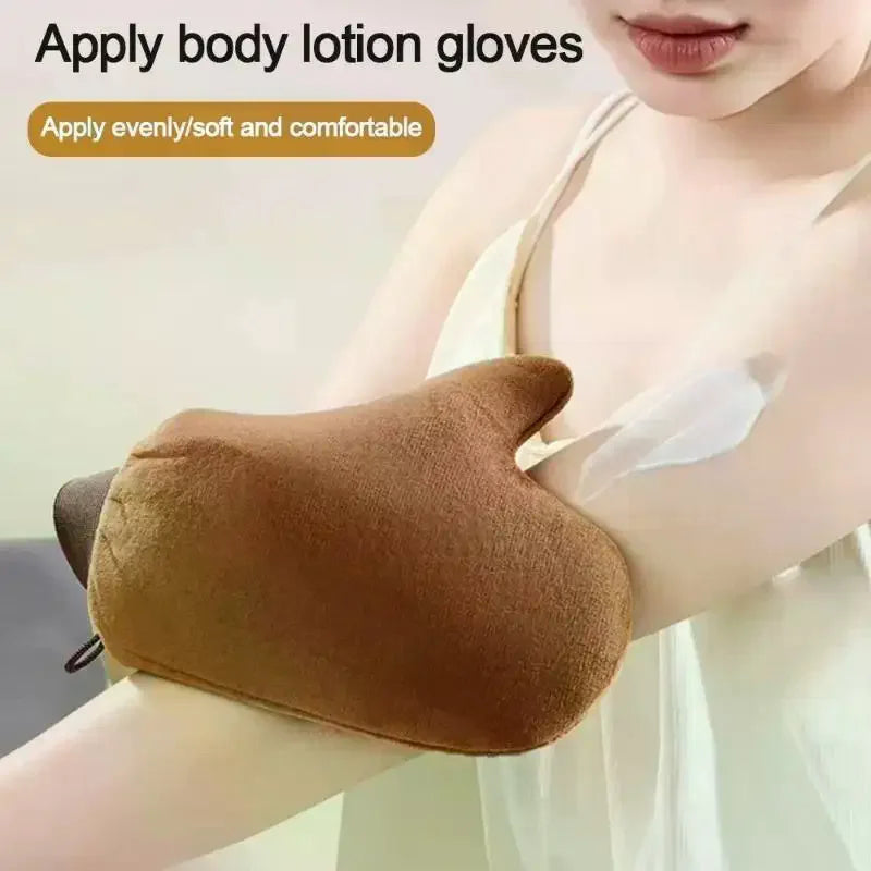Double-Sided Self Tanning Mitt | Velvet Applicator Glove Self Tanning Mitt QXL
