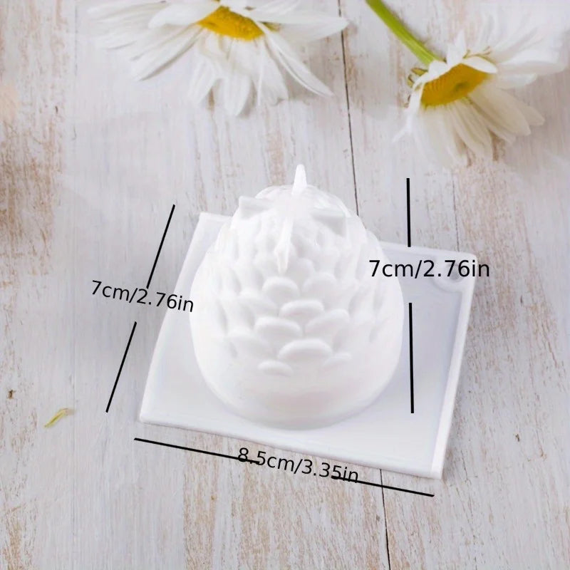 Silicone Pine Cone Candle Mold | DIY Candle Making Candle Making Mold QXL 2pcs