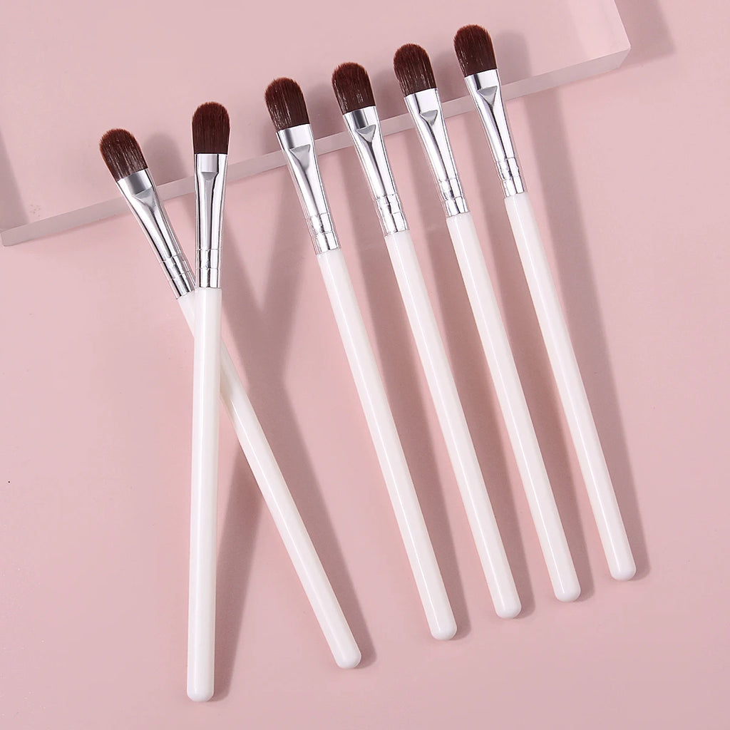 KOSSHOW 6-Pc Eyeshadow Brush Set | Soft Nylon Eye Makeup Brushes Eyeshadow Brush Set QXL