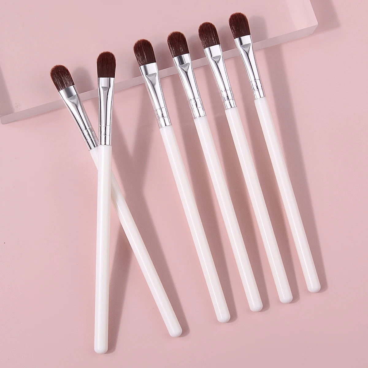 KOSSHOW 6-Pc Eyeshadow Brush Set | Soft Nylon Eye Makeup Brushes Eyeshadow Brush Set QXL