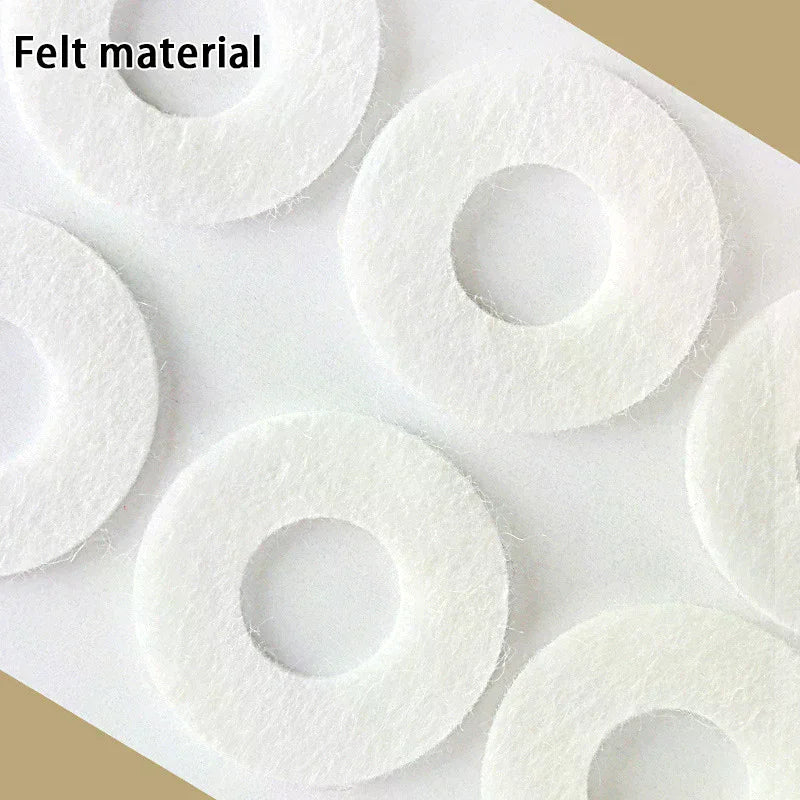 6-Pack Foam Foot Corn Cushion Pads | Self-Adhesive Round & Oval Foot Corn Cushion Pads QXL