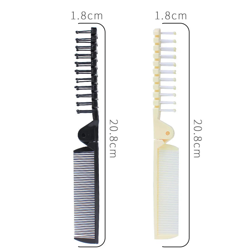 Folding Pocket Comb | Double-Sided Beard & Hair Comb for Men Folding Beard Comb QXL