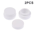 2-Pack UV Gel Nail Jars 2–2.5ml | Light-Blocking Containers Nail Gel Jar QXL 2Pcs White