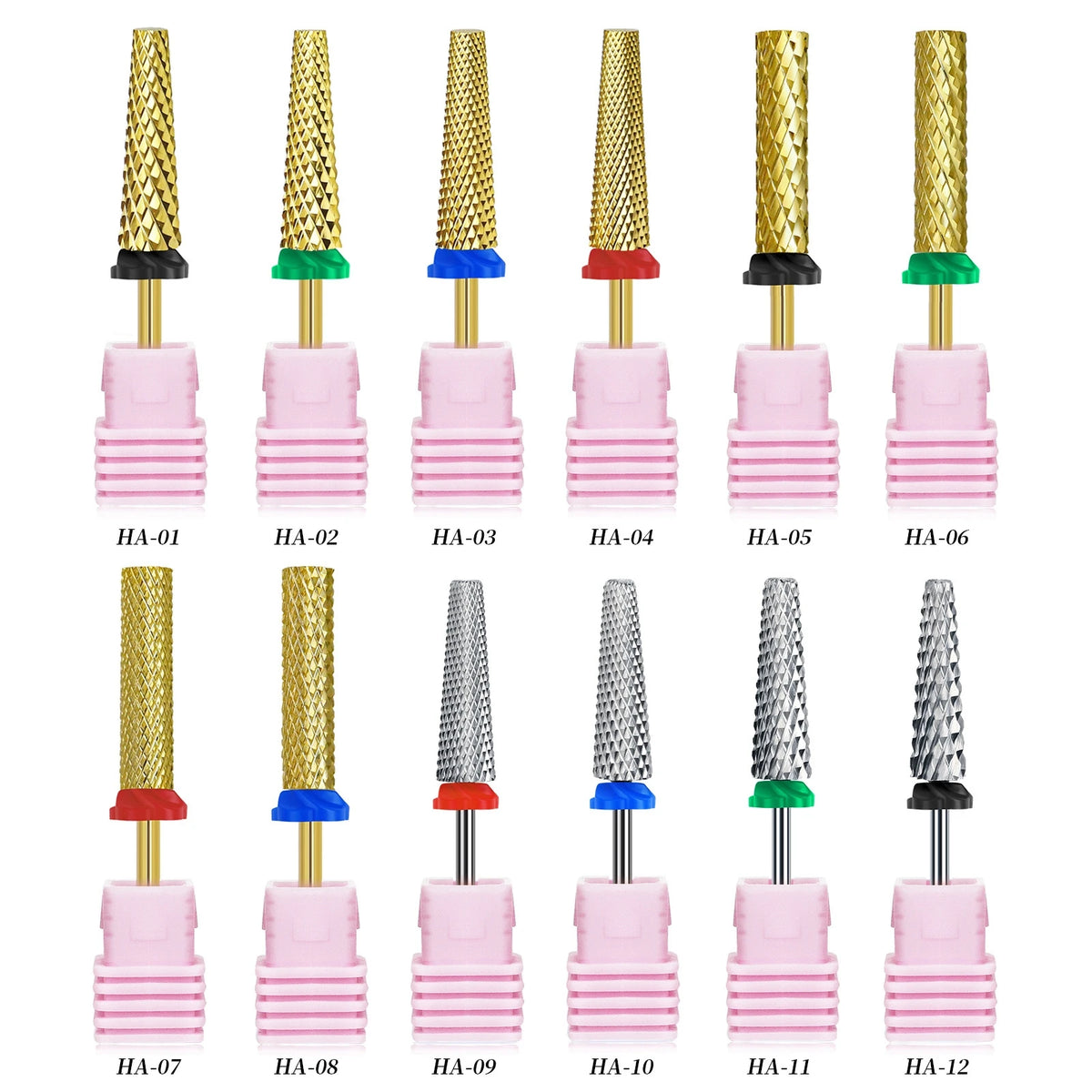 Long Cylinder Tungsten Carbide Nail Drill Bit | Gel Removal Nail Drill Bit QXL