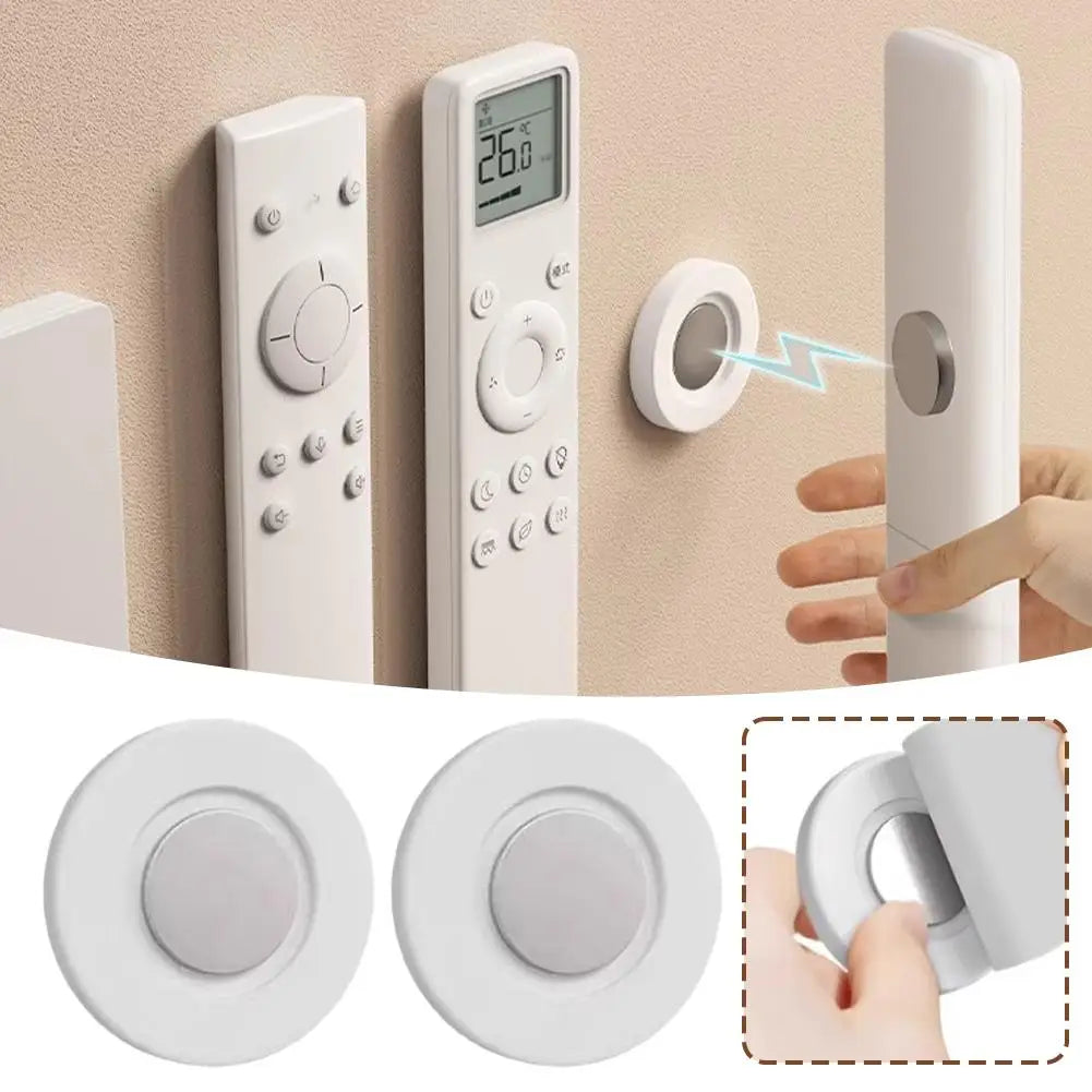 Magnetic Wall Mount Remote Holder – No-Drill, 3 or 6 Pack Magnetic Wall Holder QXL