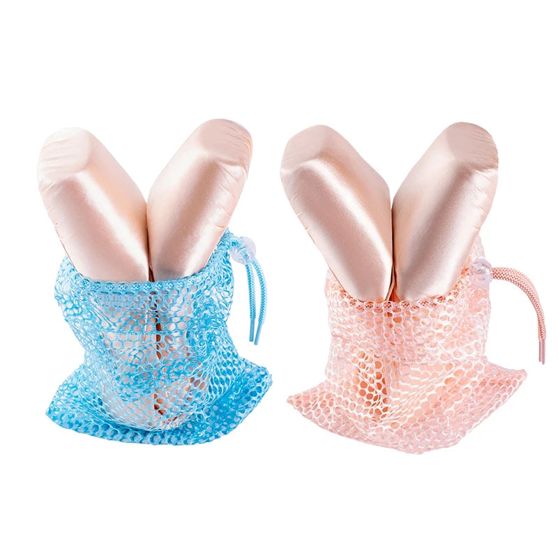 Drawstring Ballet Bag – Mesh Dance Shoe Bag for Girls Dance Drawstring Bag QXL