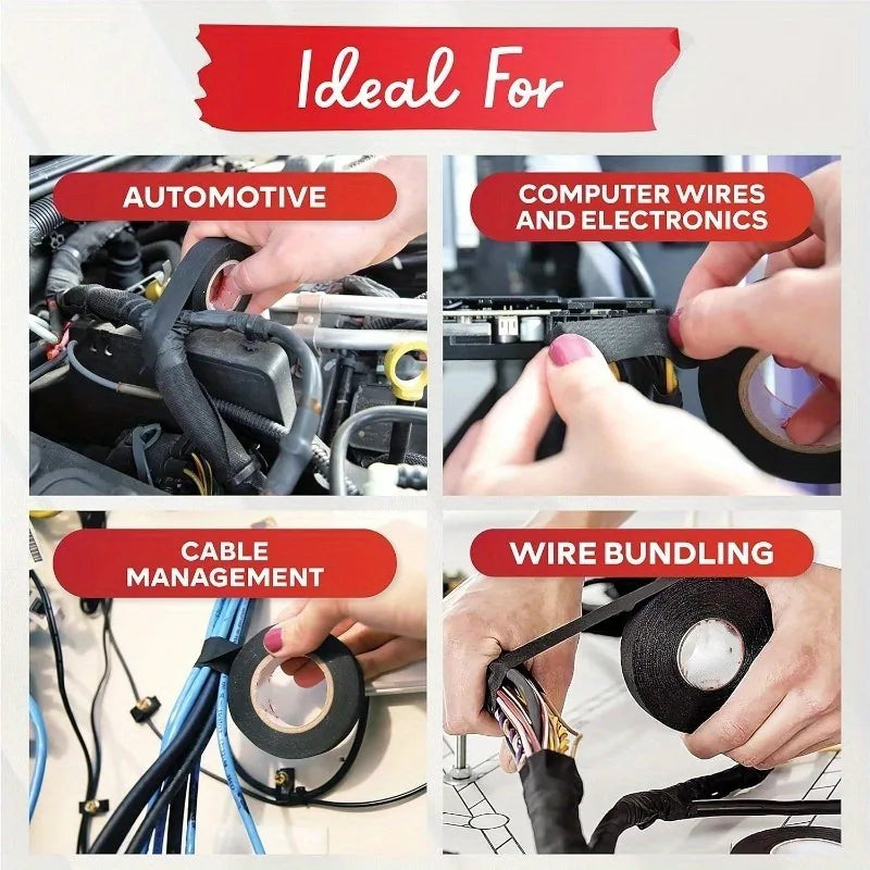 Heavy-Duty High-Temp Electrical Tape | Automotive & DIY Electrical Tape QXL