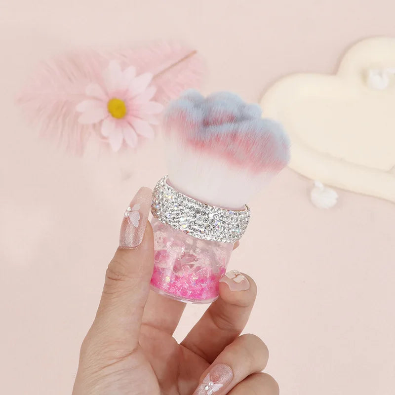 Soft Wool Fiber Makeup Brush – Powder, Blush & Dust Makeup Powder Brush QXL