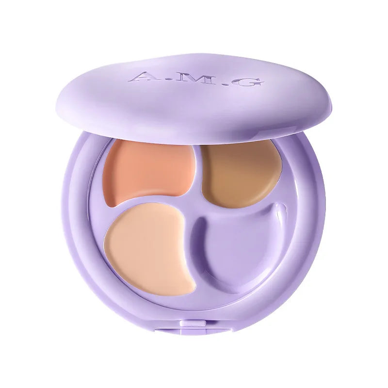 3-Shade Cream Concealer Palette | Waterproof & Long-Lasting Concealer Palette QXL