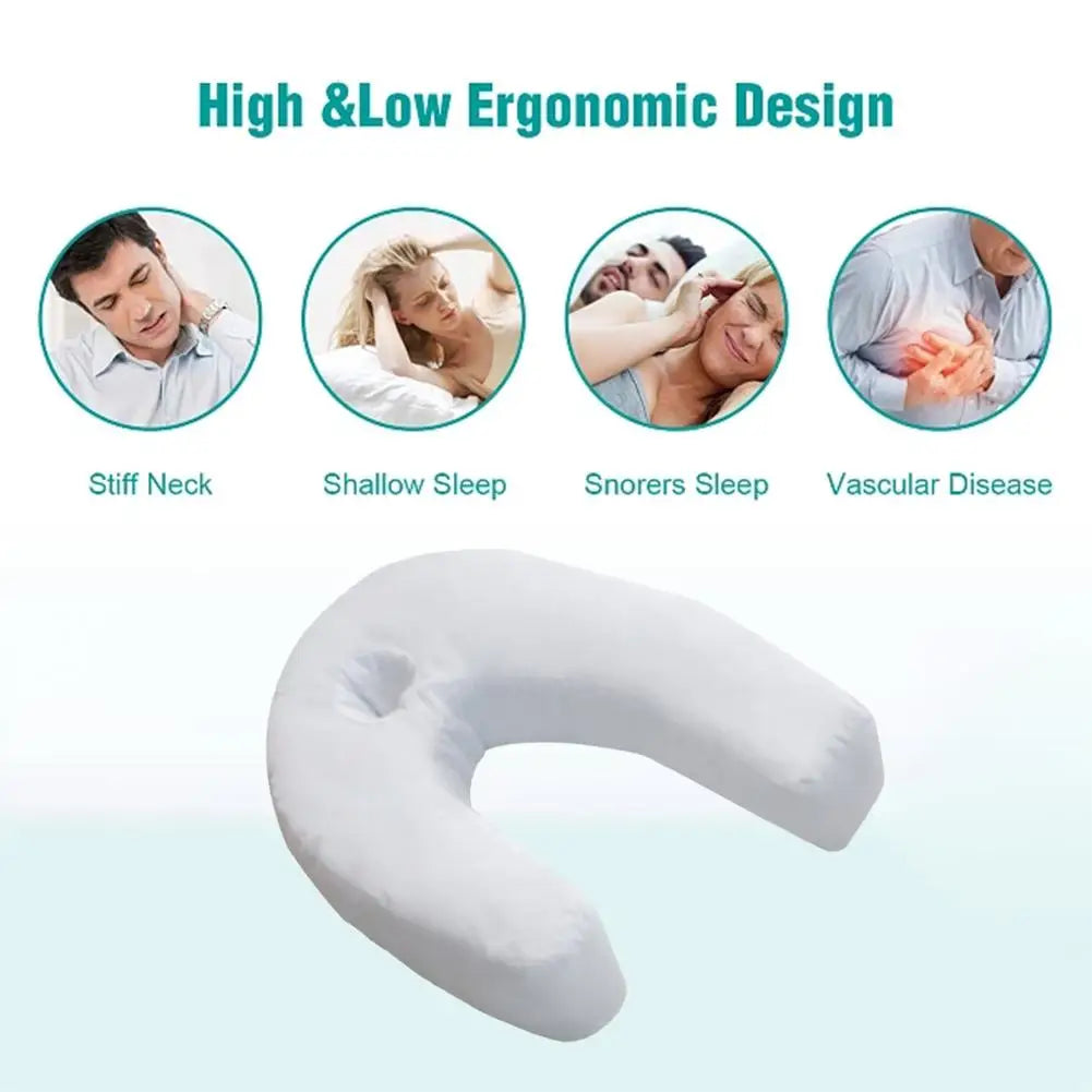 U-Shaped Maternity Side Sleeper Pillow | Neck & Spine Support Maternity Body Pillow QXL