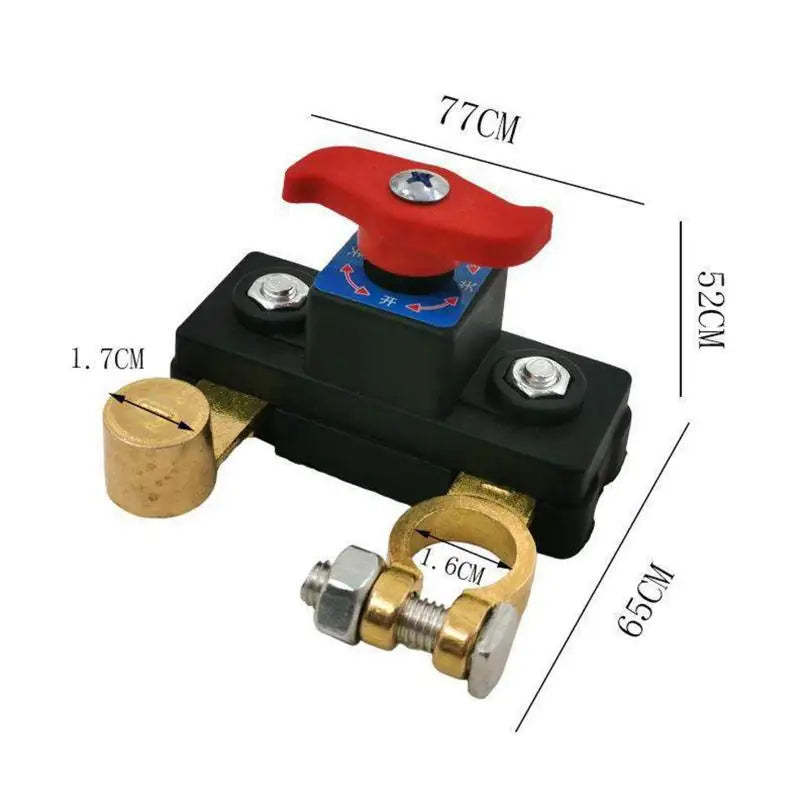 Car Battery Cut-Off Switch 12V/24V | Circuit Breaker Battery Disconnect Switch QXL