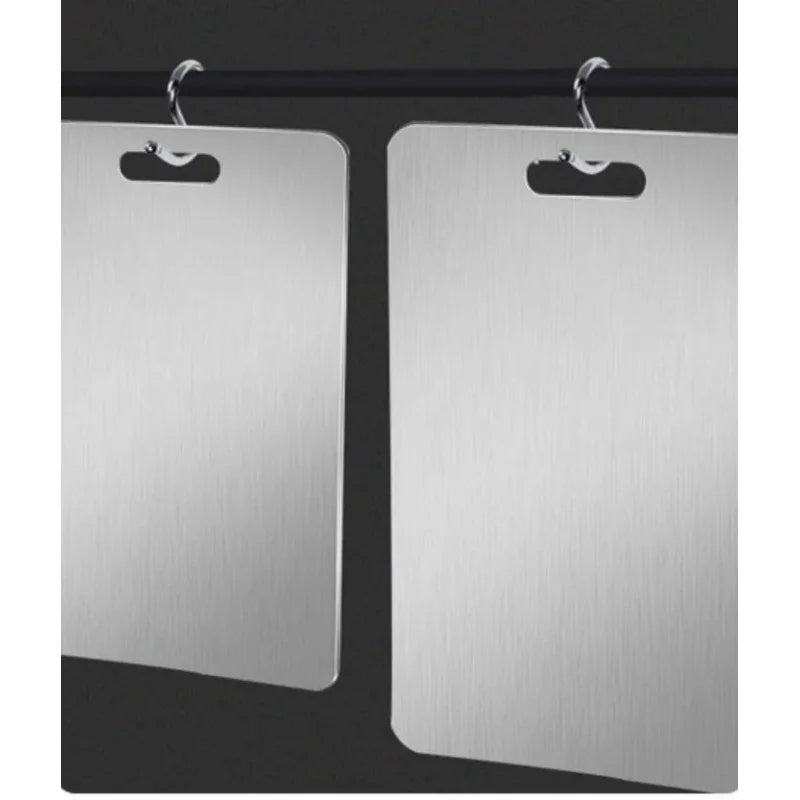 304 Stainless Steel Cutting Board | Antibacterial Kitchen Prep Stainless Steel Cutting Board QXL