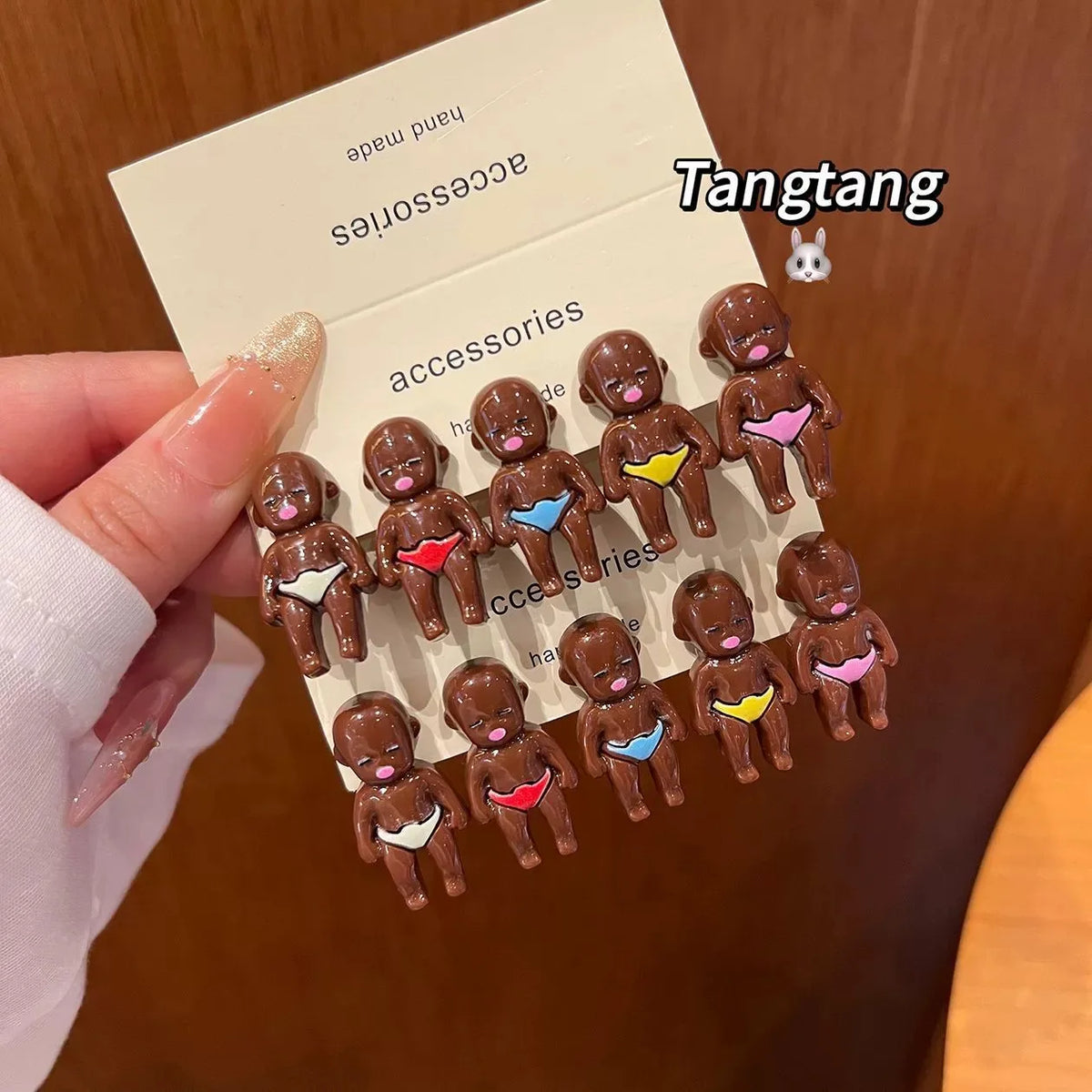 Cartoon Baby Duckbill Hair Clips Set | Cute Mini Bang Pins Novelty Hair Clips QXL