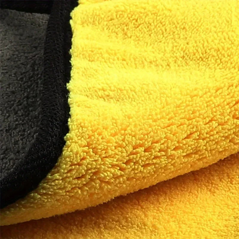 3-Pack Double-Sided Scrub Brushes & Microfiber Kitchen Towels Kitchen Cleaning Brush Set QXL