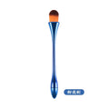 Soft Flat Face Mask Brush | Wool Fiber Mud Mask Applicator Face Mask Brush QXL Blue