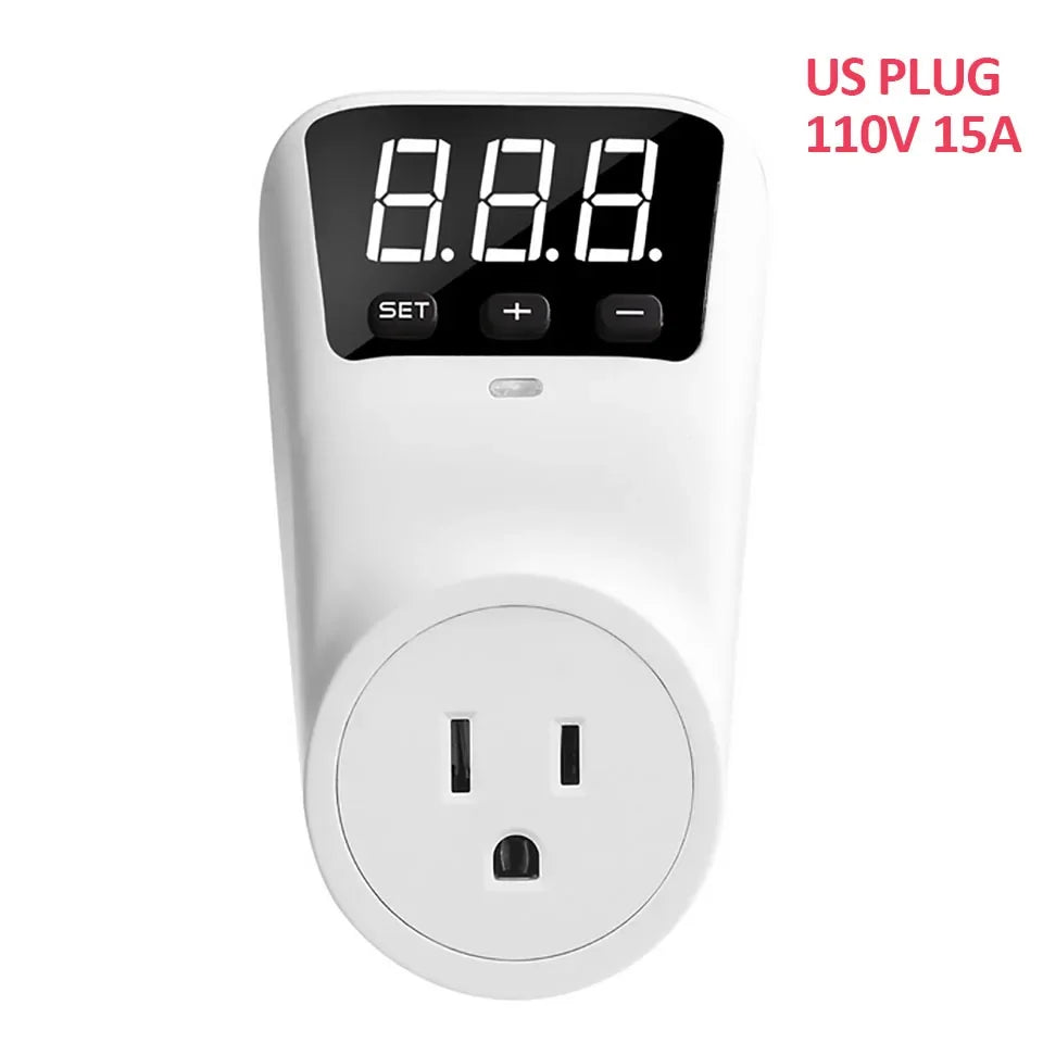 16A Adjustable Voltage Protector Socket | EU & US Plug Voltage Protector Socket QXL