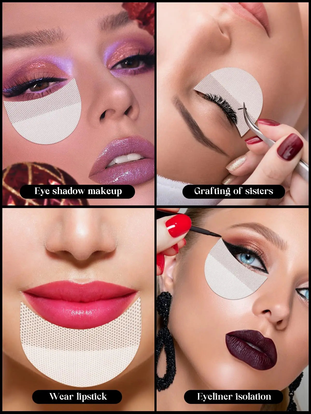 Eyelid Stickers, Eye Shadow Shields & Lash Extension Tools Eye Makeup Tool QXL