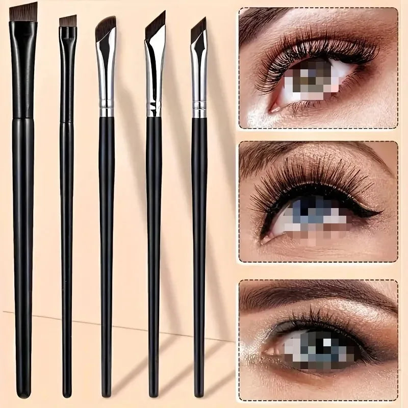 5-Piece Eye Makeup Brush Set | Eyeliner & Eyebrow Brushes Eye Makeup Brush Set QXL