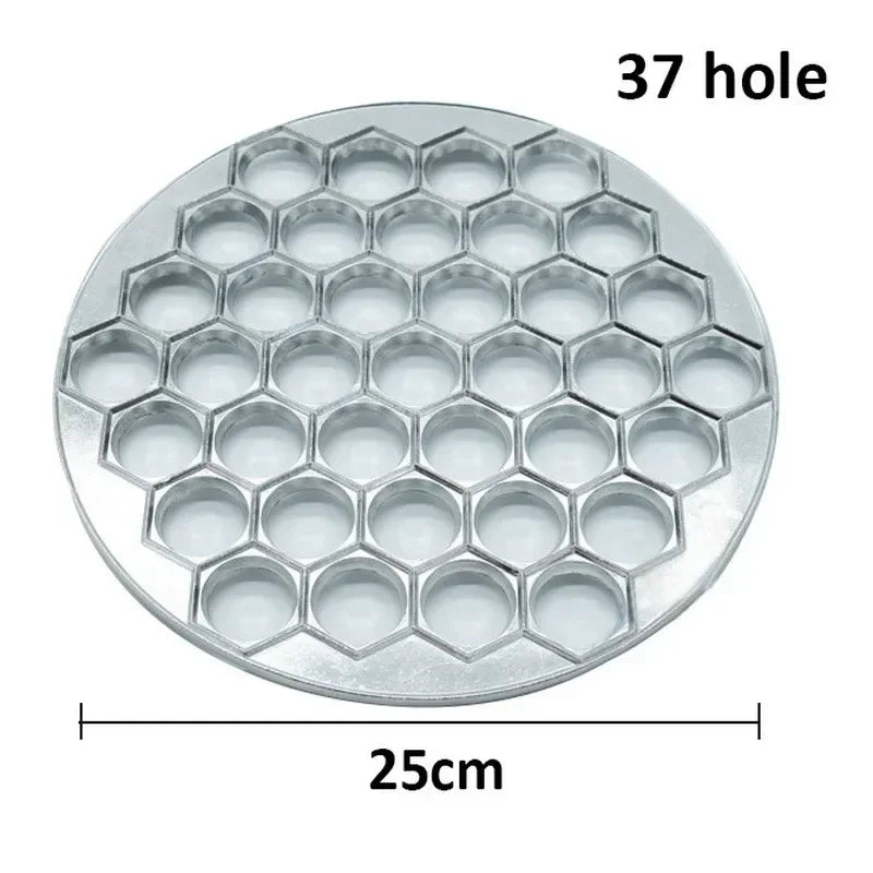 37-Hole Aluminum Alloy Dumpling & Ravioli Maker Mold Dumpling Maker Mold QXL
