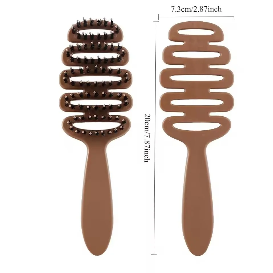 Hollow Detangling Hair Comb & Scalp Massage Brush | Curly Hair Detangling Hair Comb QXL
